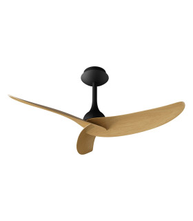 Ipanema 1m 32W Triple Blade Ceiling Fan (No Light) Remote Control Black/Wood 5yrs Warranty-1