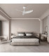 Ipanema 1m 32W Triple Blade Ceiling Fan (No Light) Remote Control White 5yrs Warranty-4