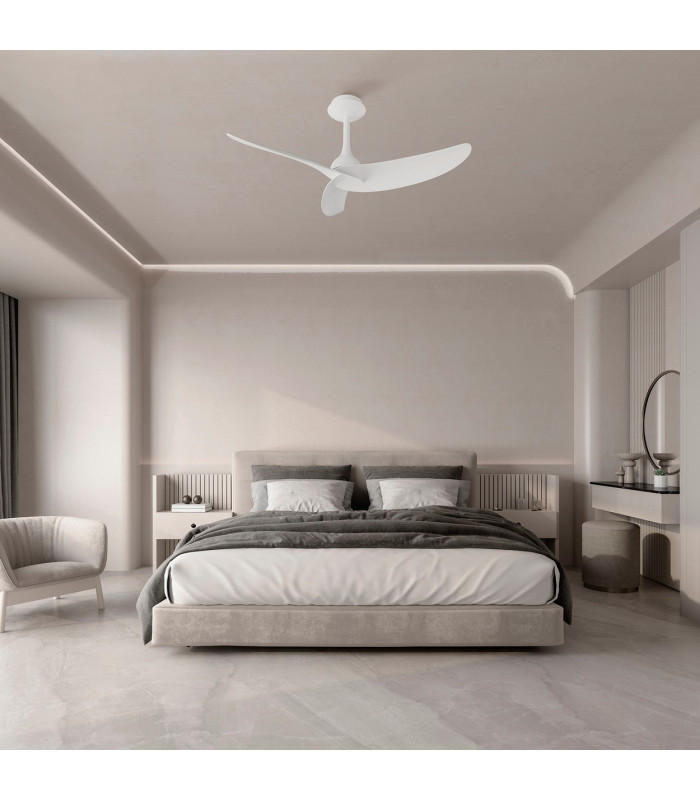 Ipanema 1m 32W Triple Blade Ceiling Fan (No Light) Remote Control White 5yrs Warranty-4