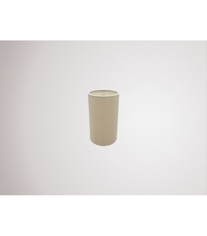 Round Cylinder, 120 x 200mm Dual Faux Silk Fabric Shade, Nude Beige, Moonlight - 2