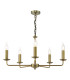 Favian 5 Light Ceiling Pendant Matt Bronze Fitting Only-1