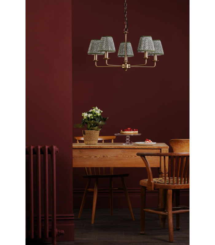 Favian 5 Light Ceiling Pendant Matt Bronze Fitting Only-5