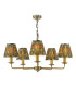 Favian 5 Light Ceiling Pendant Matt Bronze Fitting Only-7