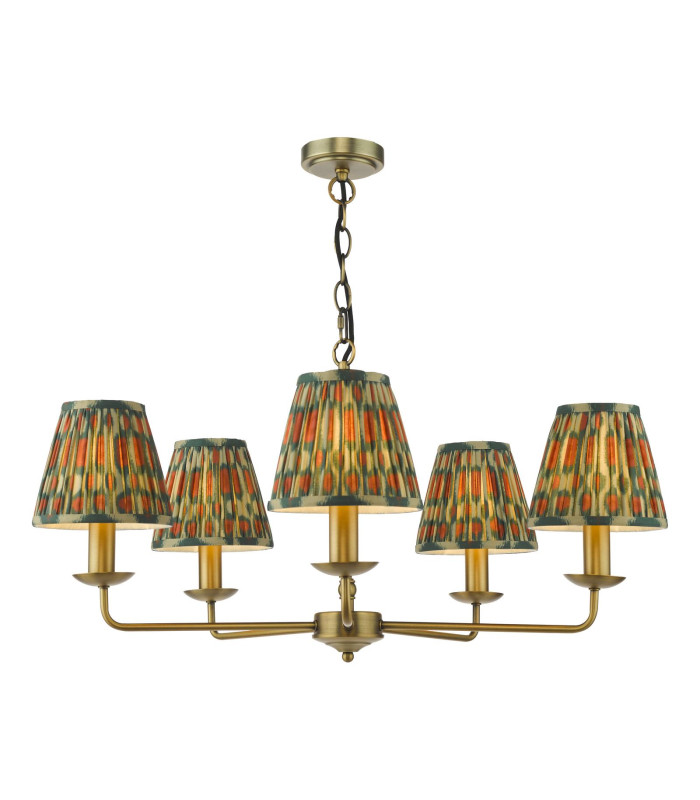 Favian 5 Light Ceiling Pendant Matt Bronze Fitting Only-7