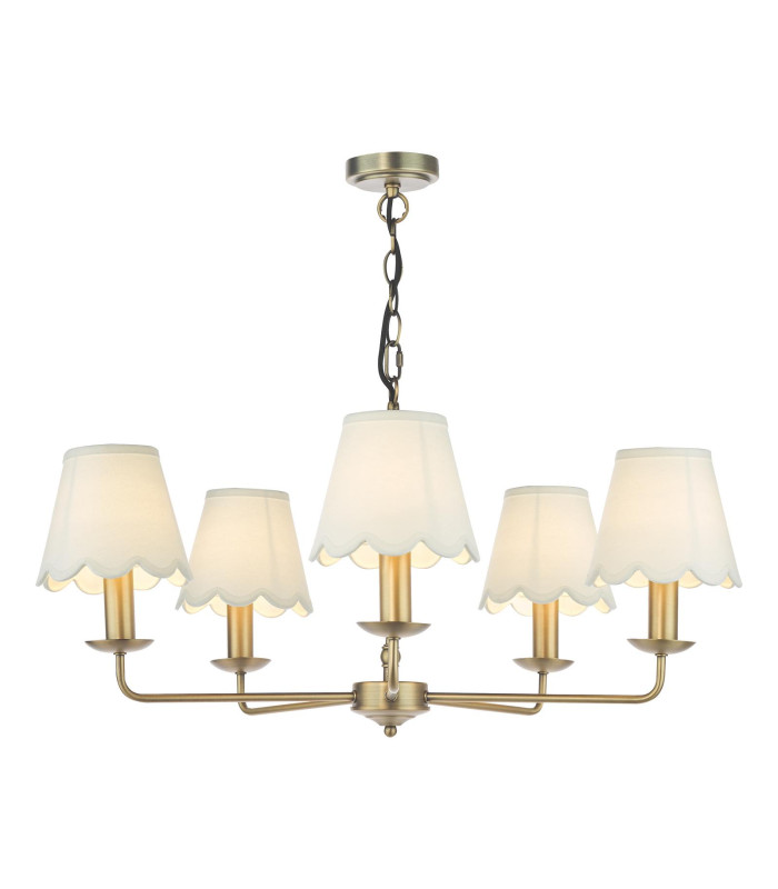 Favian 5 Light Ceiling Pendant Matt Bronze Fitting Only-8