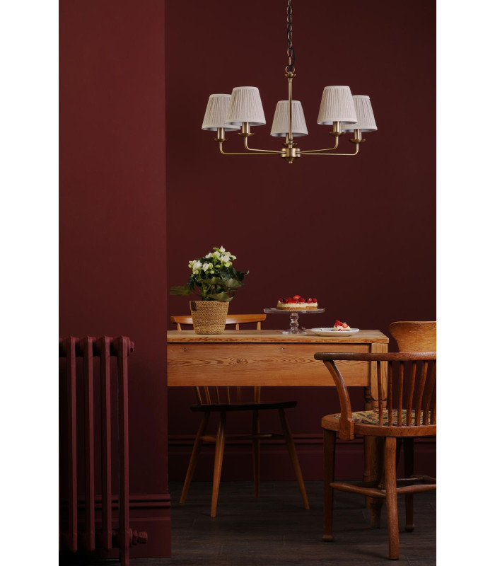 Favian 5 Light Ceiling Pendant Matt Bronze Fitting Only-3