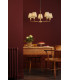 Favian 5 Light Ceiling Pendant Matt Bronze Fitting Only-4