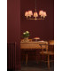 Favian 5 Light Ceiling Pendant Matt Bronze With Shade-2