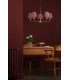 Favian 5 Light Ceiling Pendant Matt Bronze With Shade-3