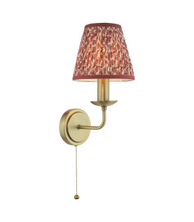 Favian Wall Light Matt Bronze With Shade-1