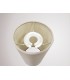 Round Cylinder, 120 x 200mm Dual Faux Silk Fabric Shade, Nude Beige, Moonlight - 11