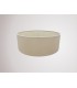 Round Cylinder, 450 x 150mm Dual Faux Silk Fabric Shade, Nude Beige, Moonlight - 2