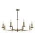 Favian 8 Light Ceiling Pendant Matt Bronze Fitting Only-3