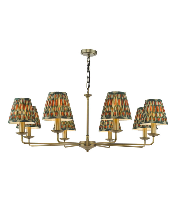 Favian 8 Light Ceiling Pendant Matt Bronze Fitting Only-5
