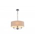 Round Cylinder, 450 x 150mm Dual Faux Silk Fabric Shade, Nude Beige, Moonlight - 4
