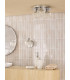 Forseti Bathroom Wall Light Polished Chrome and Glass IP44-3