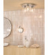 Forseti Bathroom Wall Light Polished Chrome and Glass IP44-4