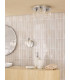 Forseti Bathroom Wall Light Polished Chrome and Glass IP44-5