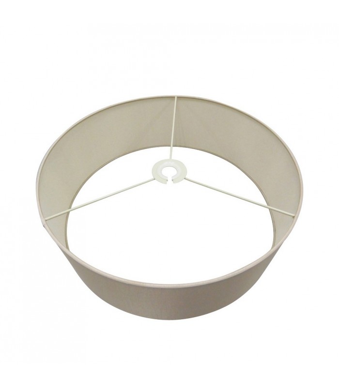 Round Cylinder, 450 x 150mm Dual Faux Silk Fabric Shade, Nude Beige, Moonlight - 7