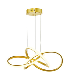 Fusion Ceiling Pendant Satin Gold LED-1
