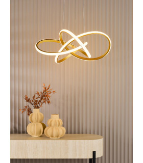 Fusion Ceiling Pendant Satin Gold LED-2