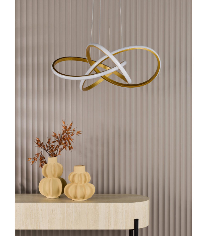 Fusion Ceiling Pendant Satin Gold LED-3