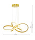 Fusion Ceiling Pendant Satin Gold LED-4