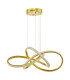 Fusion Ceiling Pendant Satin Gold LED-5