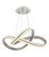 Gavino Ceiling Pendant Brushed Silver LED-1