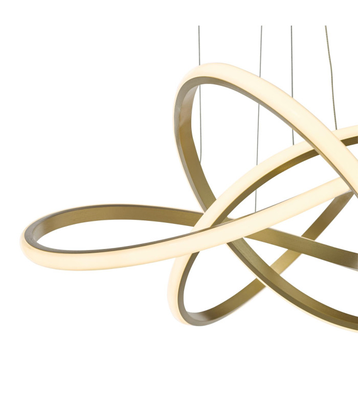Fusion Ceiling Pendant Satin Gold LED-8