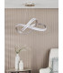 Gavino Ceiling Pendant Brushed Silver LED-4