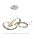 Gavino Ceiling Pendant Brushed Silver LED-5