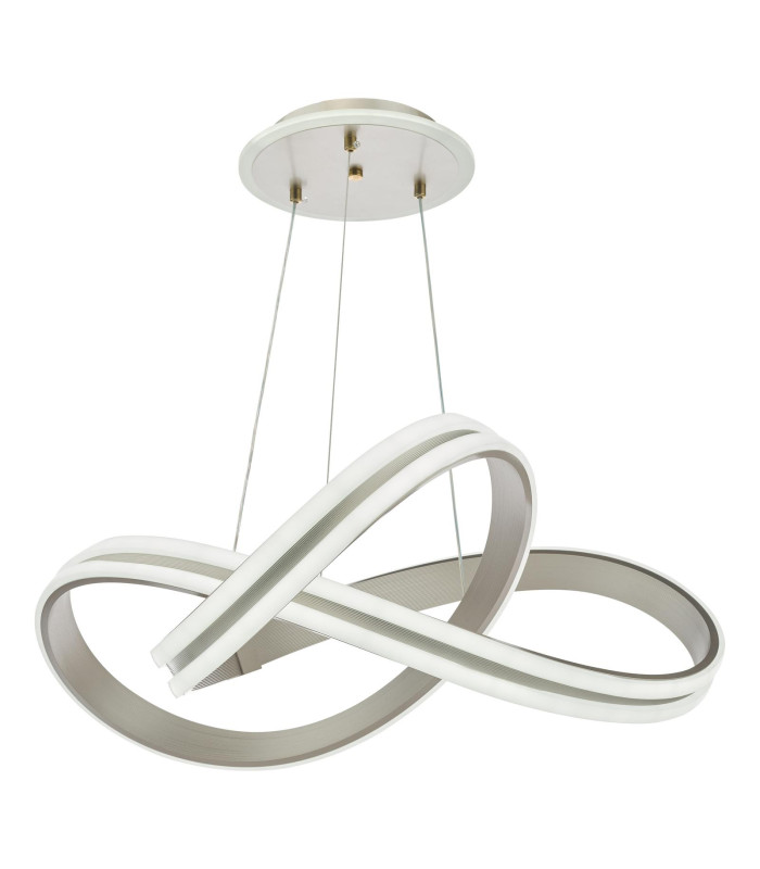 Gavino Ceiling Pendant Brushed Silver LED-6