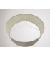 Round Cylinder, 450 x 150mm Dual Faux Silk Fabric Shade, Nude Beige, Moonlight - 11