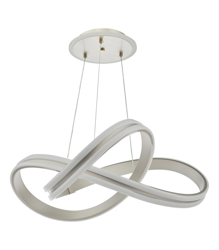 Gavino Ceiling Pendant Brushed Silver LED-7