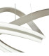 Gavino Ceiling Pendant Brushed Silver LED-9