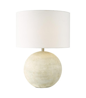 Havana Ceramic Table Lamp Natural Finish With Shade-1