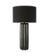 Hebron Table Lamp Black Ceramic With Shade-1