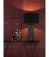 Hebron Table Lamp Black Ceramic With Shade-2