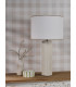 Idella Table Lamp Taupe Ceramic With Shade-3