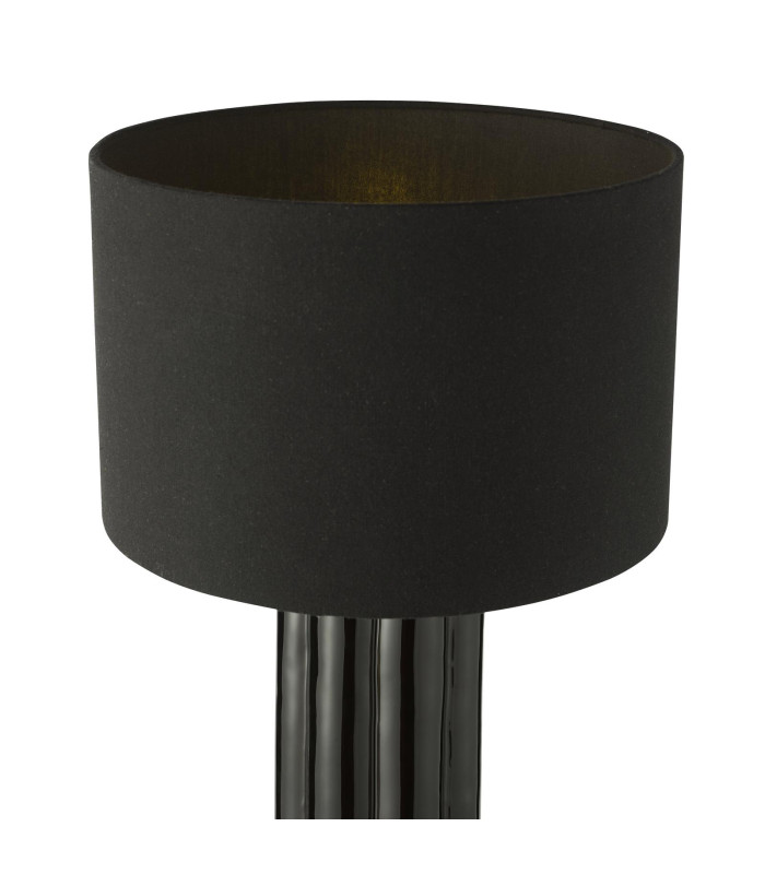 Hebron Table Lamp Black Ceramic With Shade-6