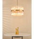 Imani Ceiling Pendant Natural Brass and Champagne Ribbed Glass-2