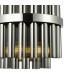 Imani Wall Light Polished Chrome and Smoked Ribbed Glass-4