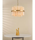Imani Ceiling Pendant Natural Brass and Champagne Ribbed Glass-3