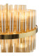 Imani Ceiling Pendant Natural Brass and Champagne Ribbed Glass-8