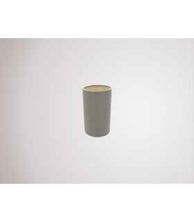 Round Cylinder, 120 x 200mm Dual Faux Silk Fabric Shade, Taupe, Halo Gold - 2