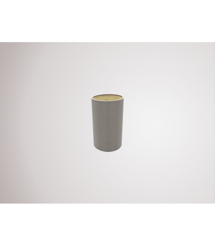 Round Cylinder, 120 x 200mm Dual Faux Silk Fabric Shade, Taupe, Halo Gold - 2