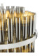 Imani Ceiling Pendant Polished Chrome and Smoked Ribbed Glass-8