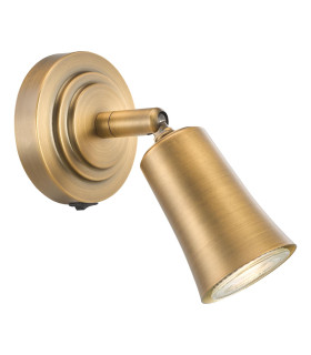 Jedrek Single Spotlight Aged Brass-1