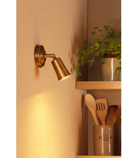 Jedrek Single Spotlight Aged Brass-2